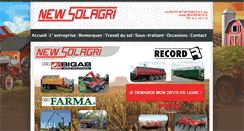 Desktop Screenshot of new-solagri.com