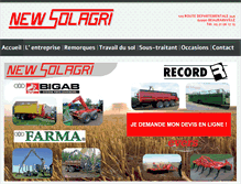 Tablet Screenshot of new-solagri.com